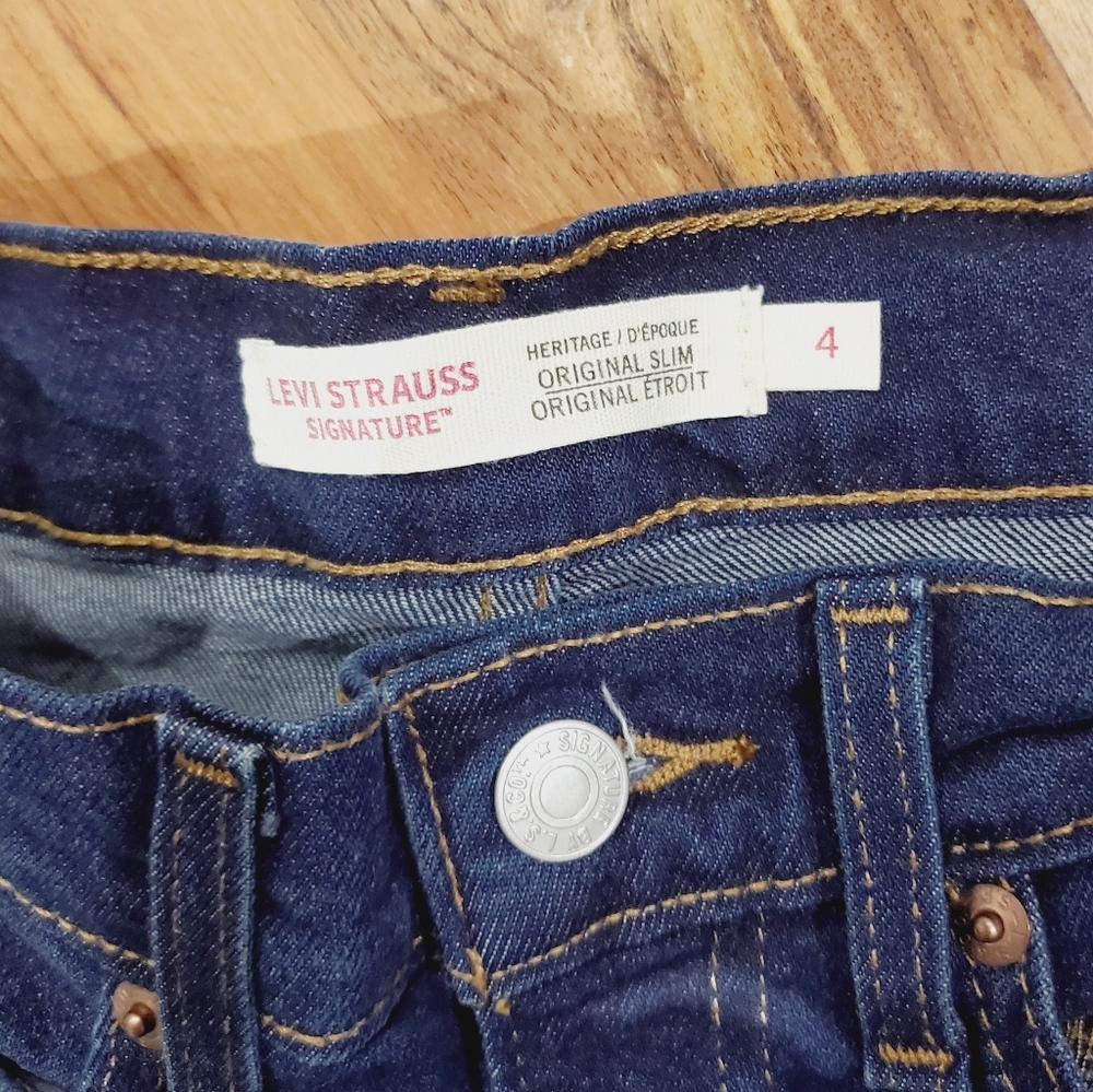 LEVIS Signature Heritage High Rise Original Slim (Straight) - Picture 3 of 9